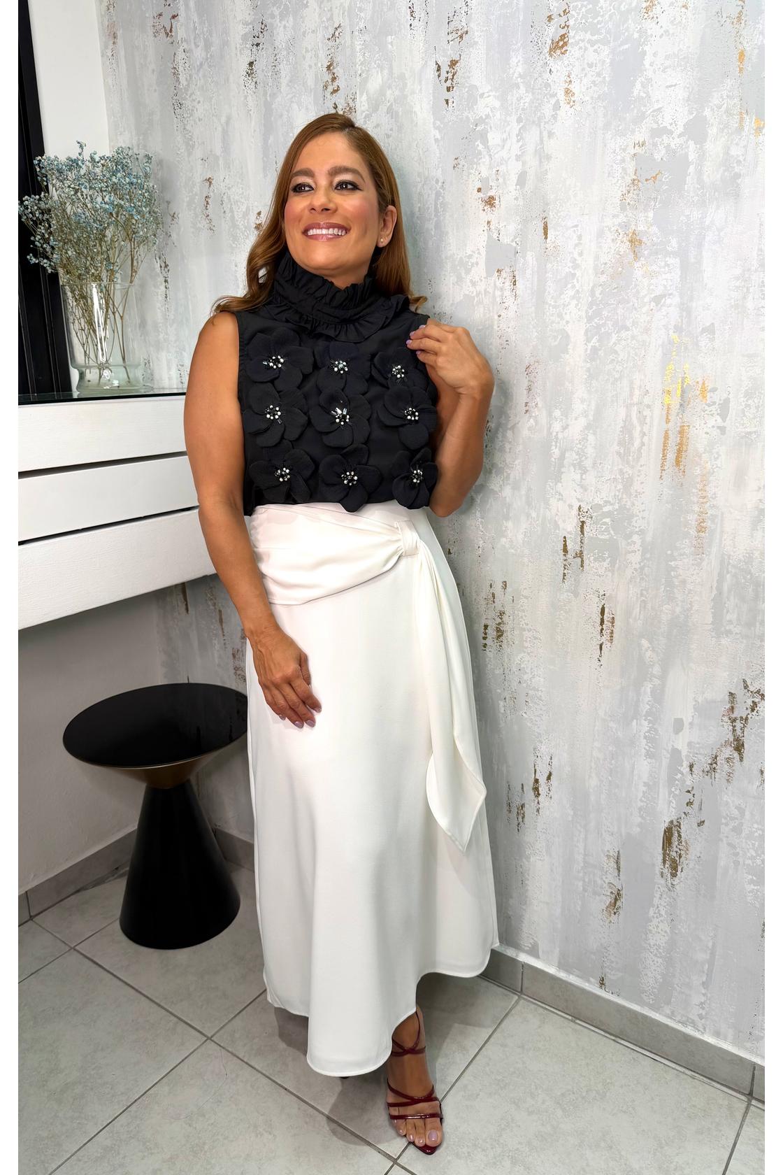 CHIC LINE MIDI SKIRT